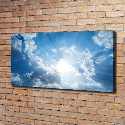 Canvas wall art Clouds in the sky