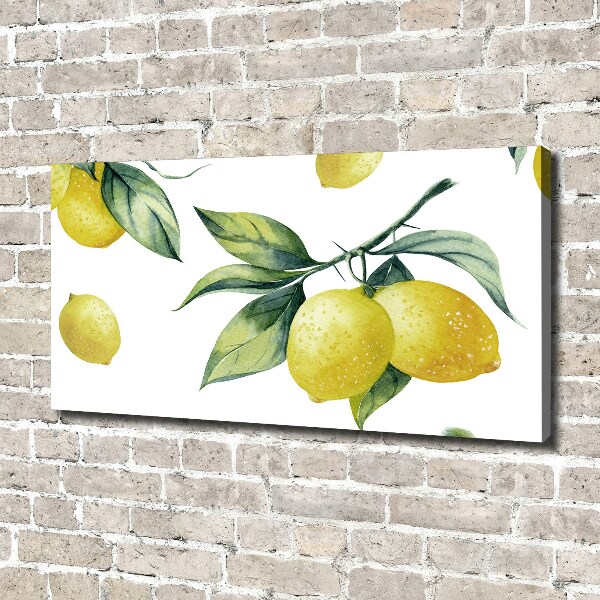 Canvas wall art Lemons