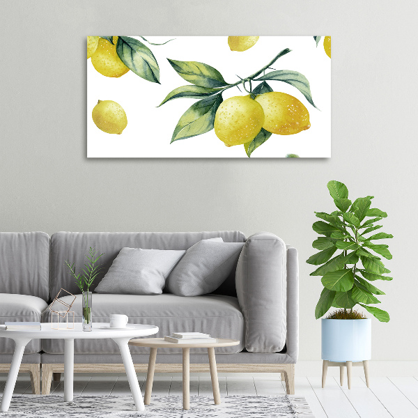 Canvas wall art Lemons