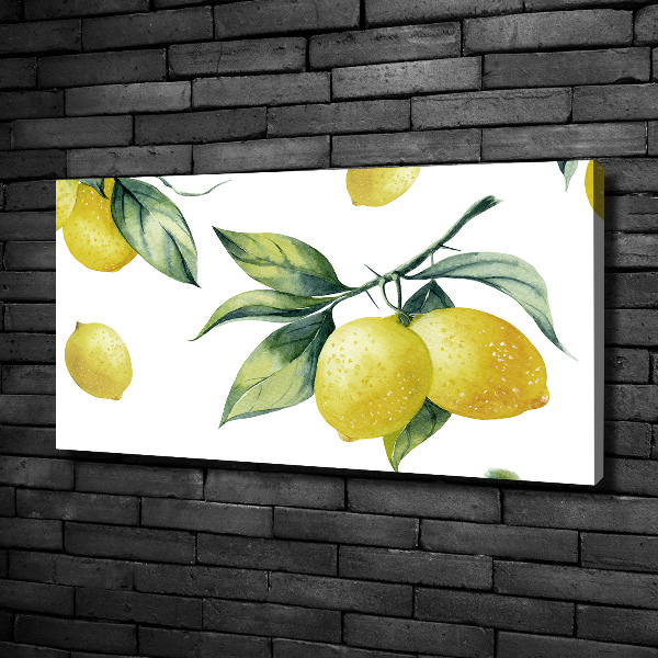 Canvas wall art Lemons