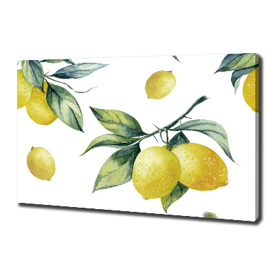 Canvas wall art Lemons