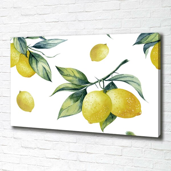 Canvas wall art Lemons