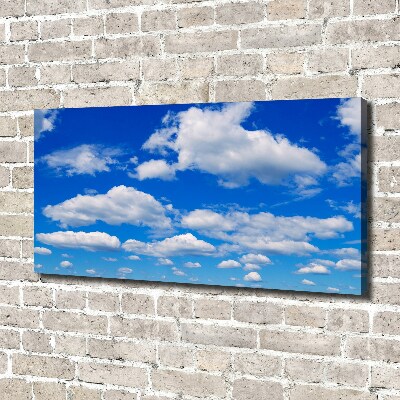 Canvas wall art Clouds in the sky