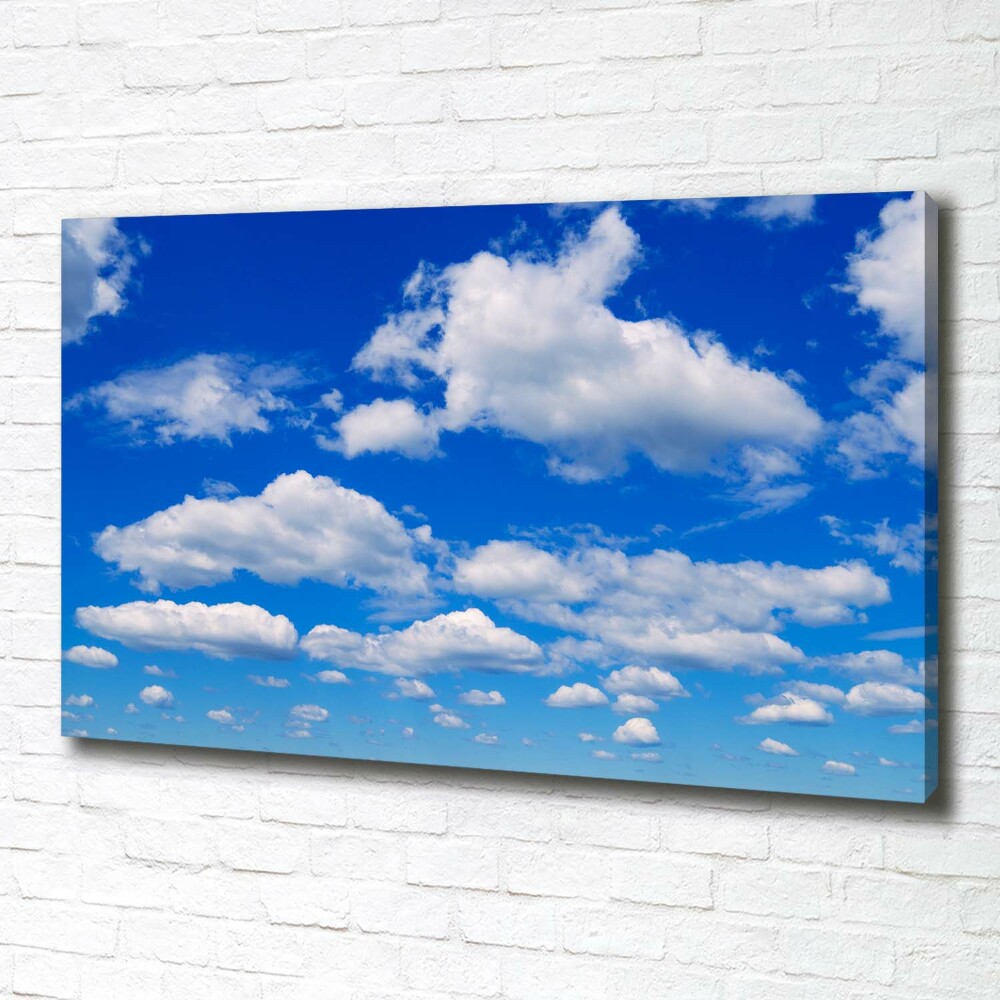 Canvas wall art Clouds in the sky