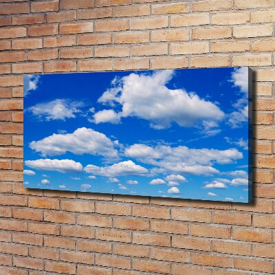 Canvas wall art Clouds in the sky