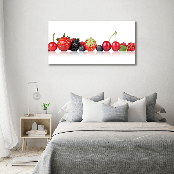 Canvas wall art Fruit in a row