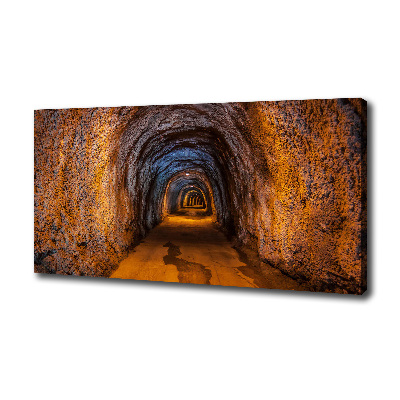 Canvas wall art Underground tunnel