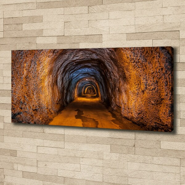 Canvas wall art Underground tunnel