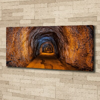 Canvas wall art Underground tunnel