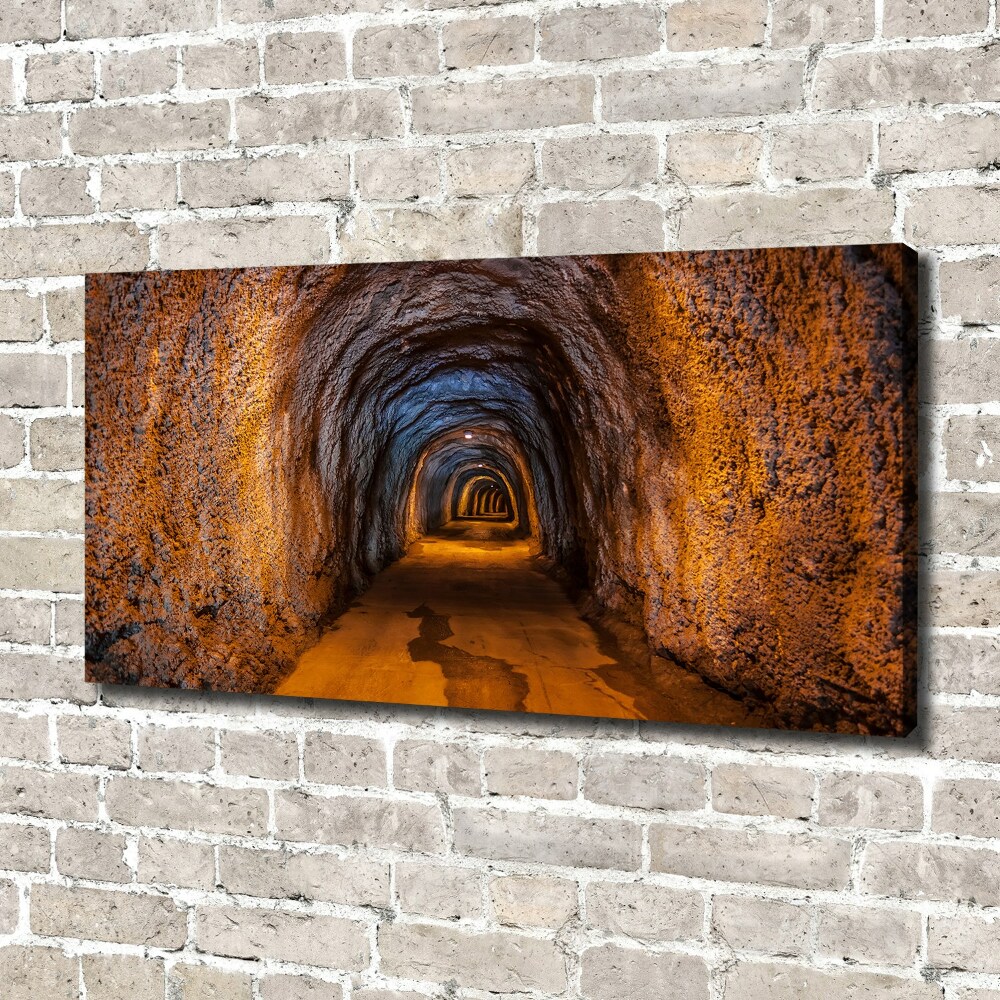 Canvas wall art Underground tunnel