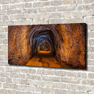 Canvas wall art Underground tunnel