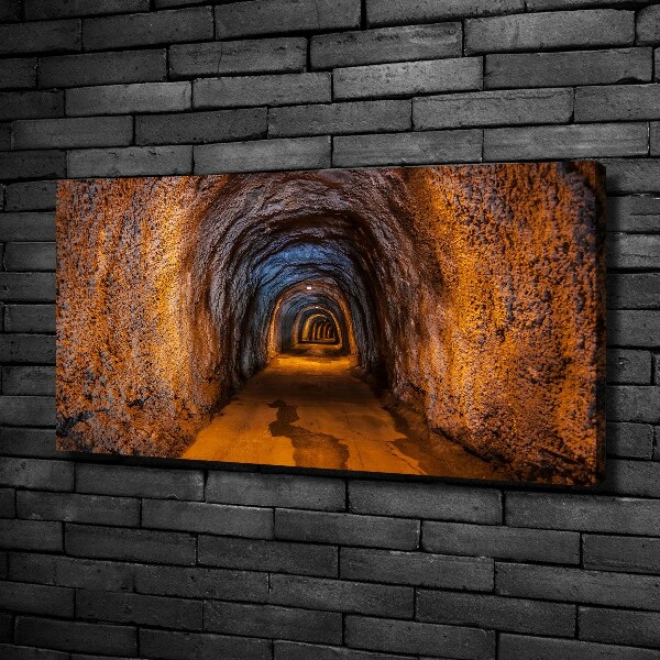 Canvas wall art Underground tunnel