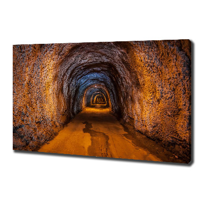 Canvas wall art Underground tunnel