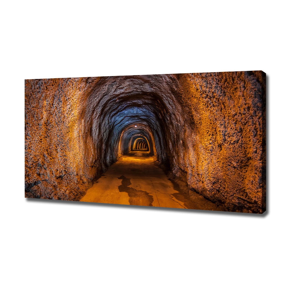 Canvas wall art Underground tunnel