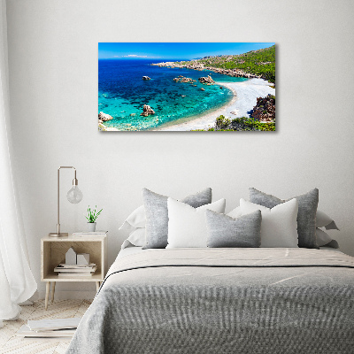 Canvas wall art Sea bay