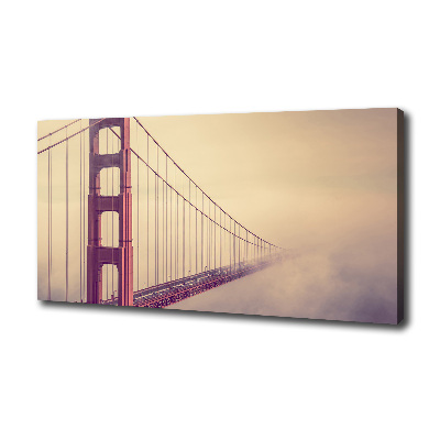 Canvas wall art San Francisco bridge