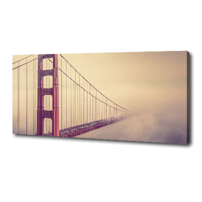 Canvas wall art San Francisco bridge