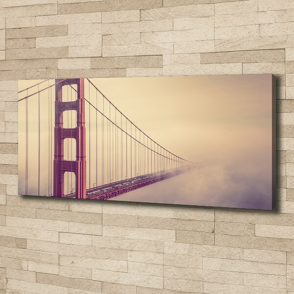 Canvas wall art San Francisco bridge