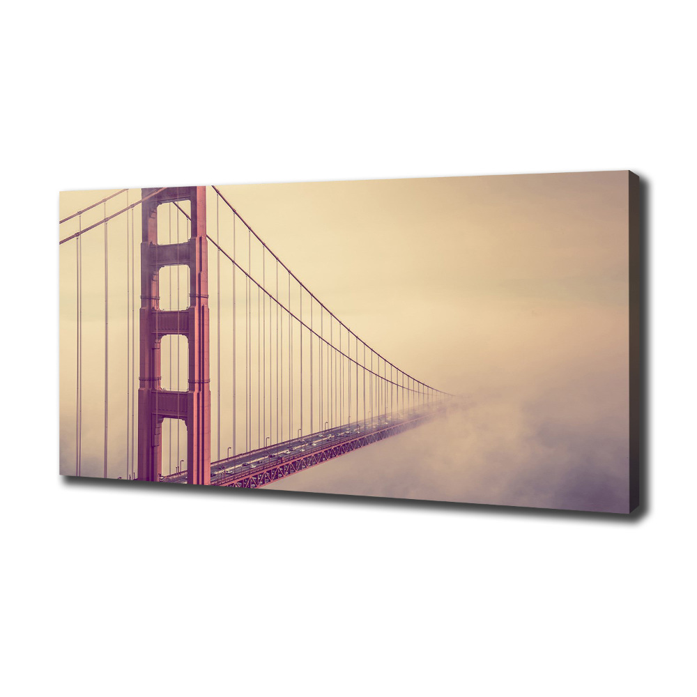 Canvas wall art San Francisco bridge