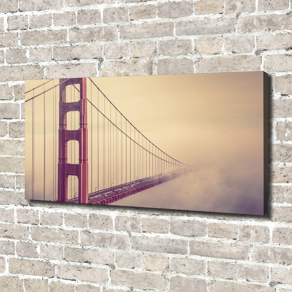 Canvas wall art San Francisco bridge