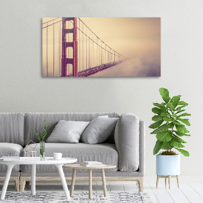 Canvas wall art San Francisco bridge