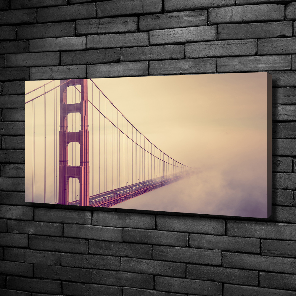 Canvas wall art San Francisco bridge