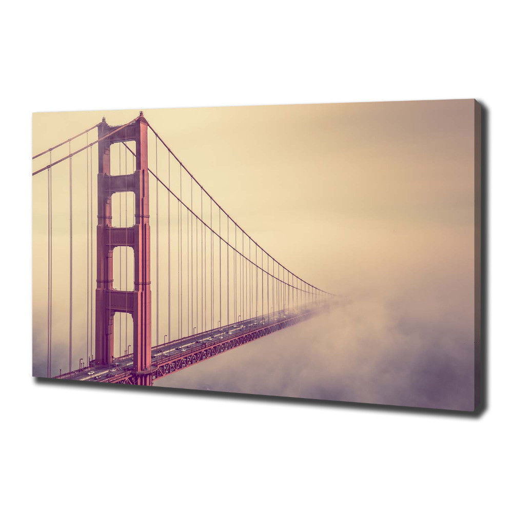 Canvas wall art San Francisco bridge