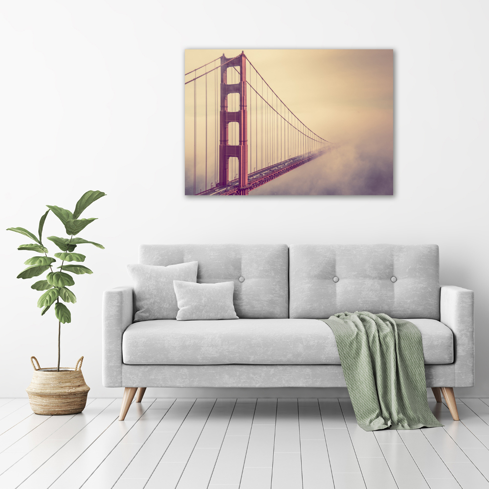 Canvas wall art San Francisco bridge