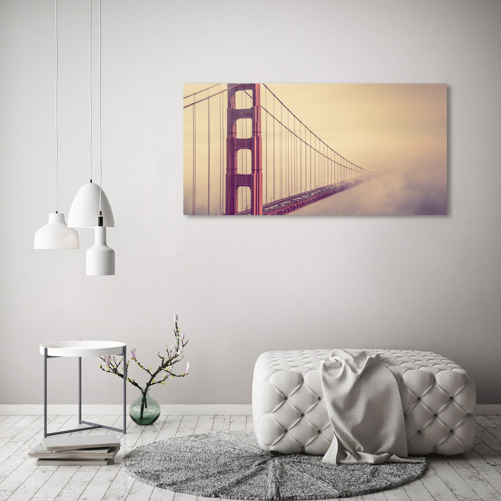 Canvas wall art San Francisco bridge