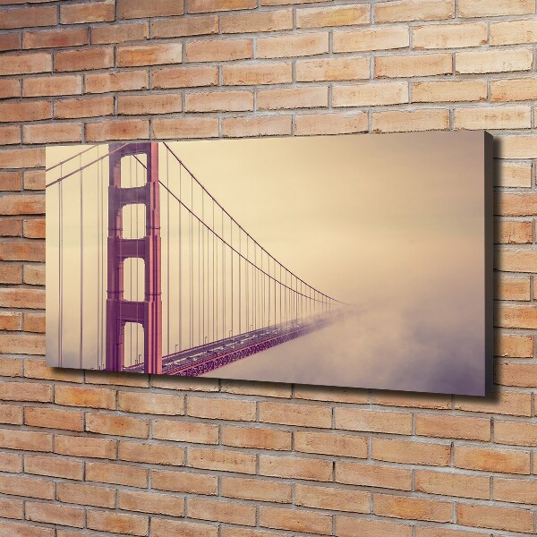 Canvas wall art San Francisco bridge