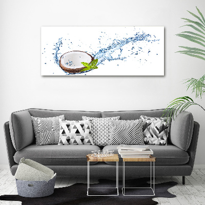 Canvas wall art Coconut and water