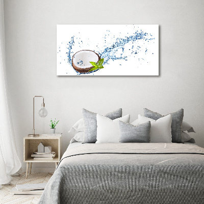 Canvas wall art Coconut and water