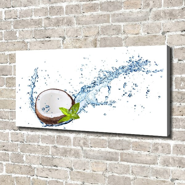 Canvas wall art Coconut and water