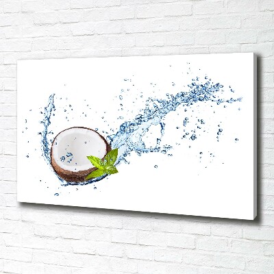 Canvas wall art Coconut and water