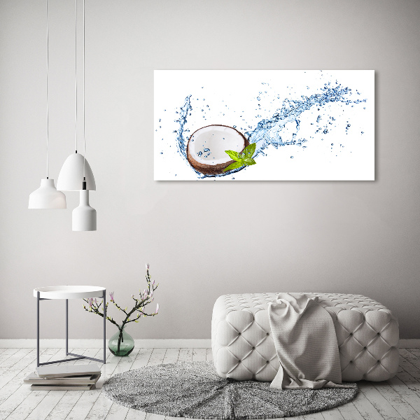 Canvas wall art Coconut and water