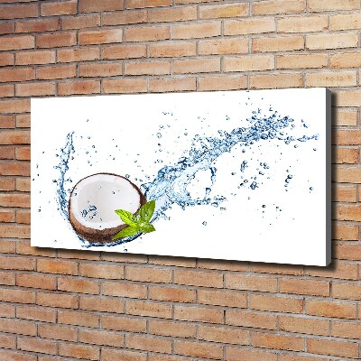 Canvas wall art Coconut and water