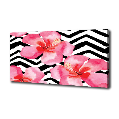 Canvas wall art Hawaiian flowers