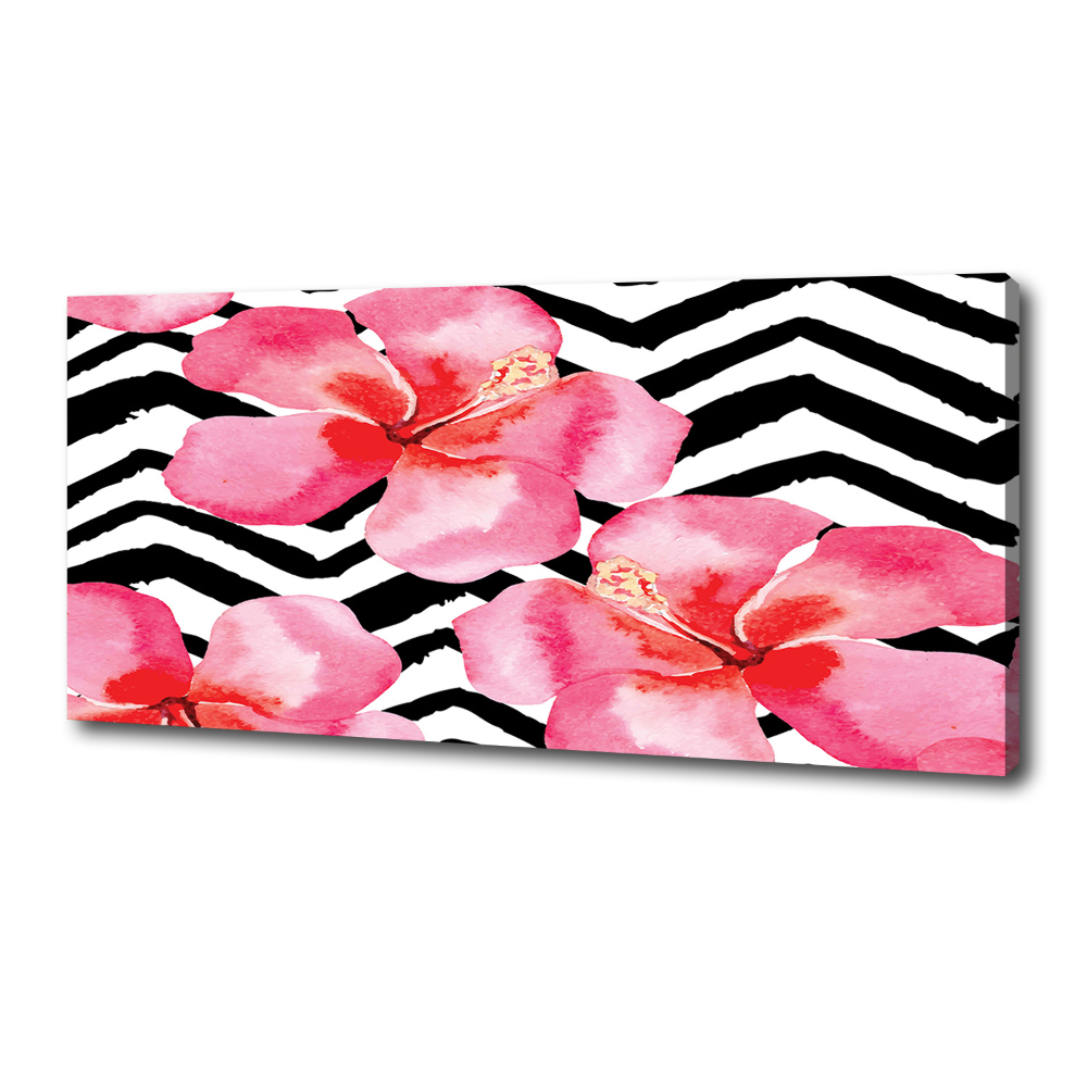 Canvas wall art Hawaiian flowers