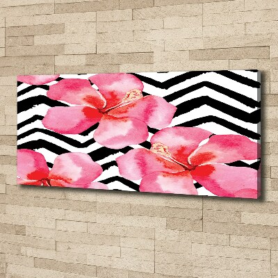 Canvas wall art Hawaiian flowers