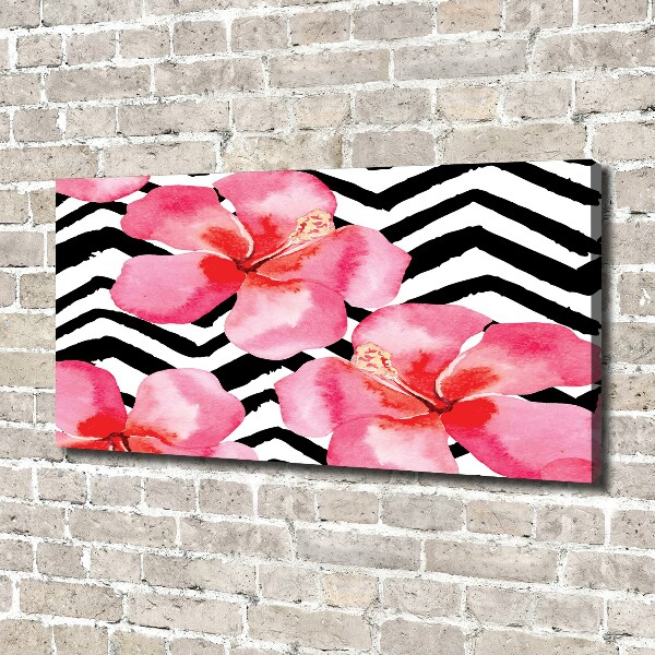 Canvas wall art Hawaiian flowers