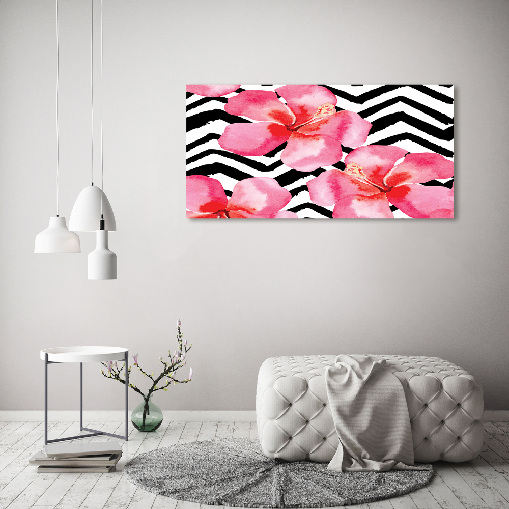 Canvas wall art Hawaiian flowers