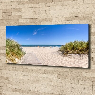 Canvas wall art Coastal dunes