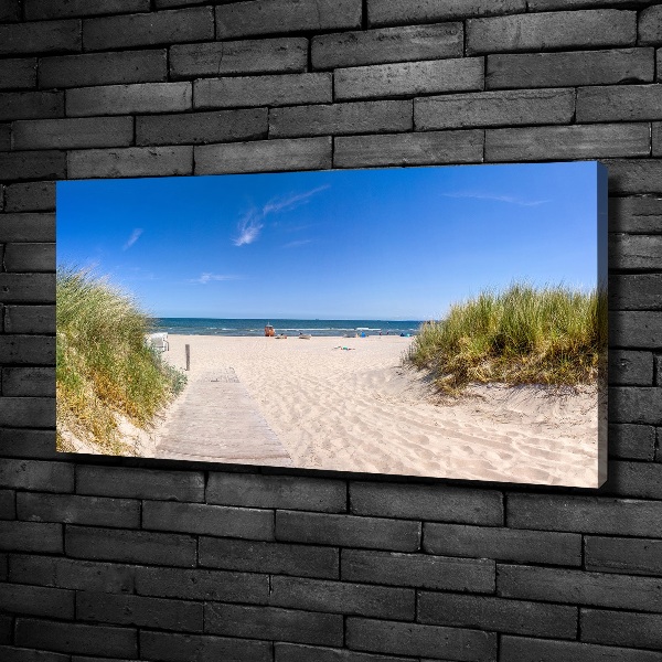 Canvas wall art Coastal dunes