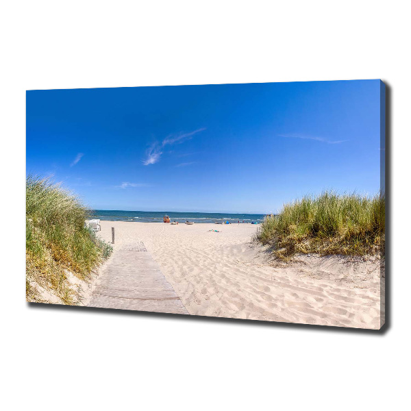 Canvas wall art Coastal dunes