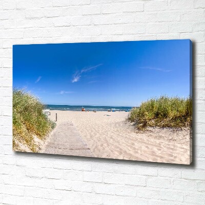 Canvas wall art Coastal dunes