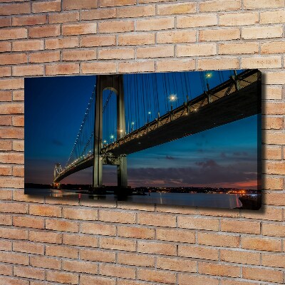 Canvas wall art Brooklyni bridge