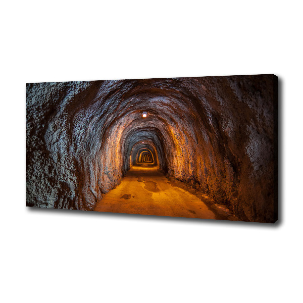 Canvas wall art Underground tunnel