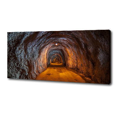 Canvas wall art Underground tunnel