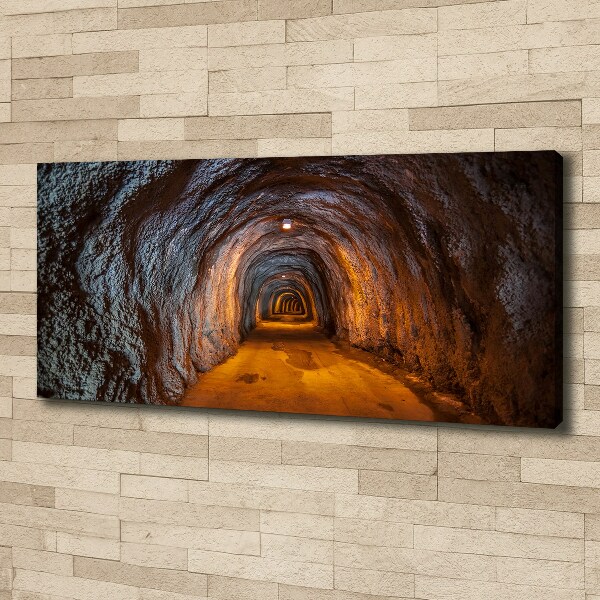 Canvas wall art Underground tunnel