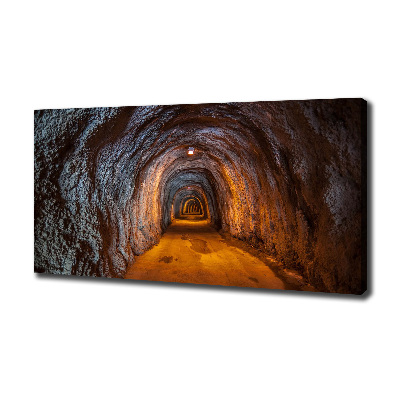 Canvas wall art Underground tunnel